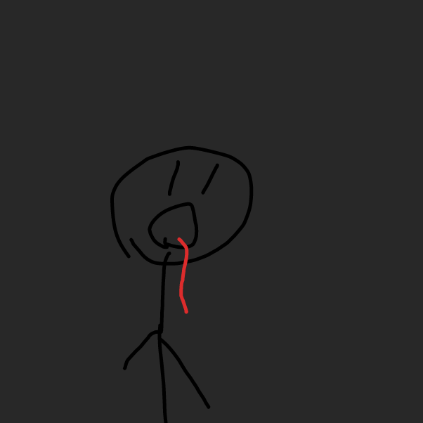 Drawing in Imma eat the world 3 by souls!