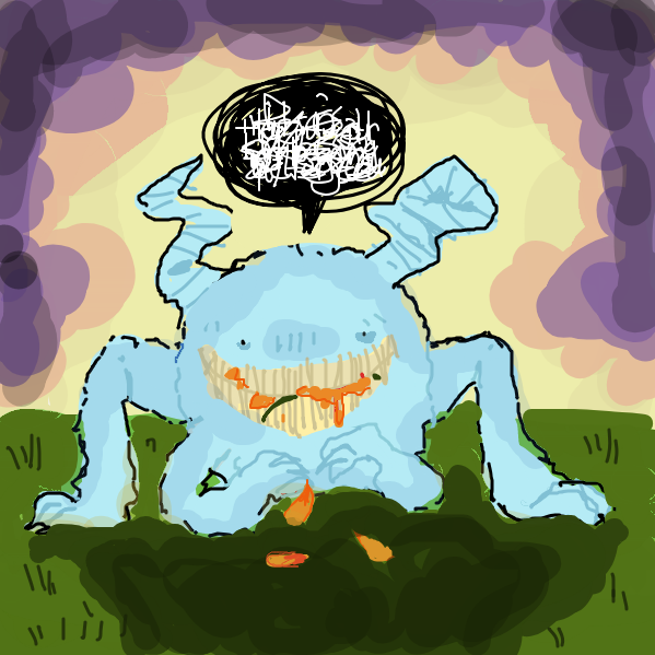 Drawing in Title by aniesque