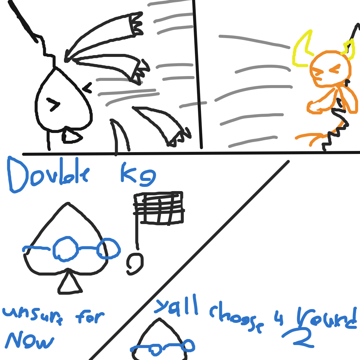  - Online Drawing Game Comic Strip Panel by KingOfSpades2