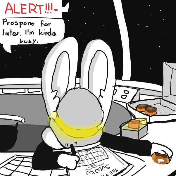 Will be the last one i swear! xd
For now; What could be more important then "Super space sudoku"? - Online Drawing Game Comic Strip Panel by Sluggishfella