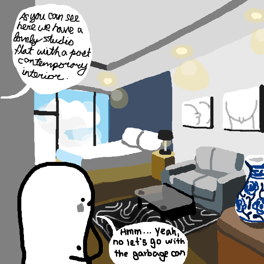 Drawing in My New Home by browsin