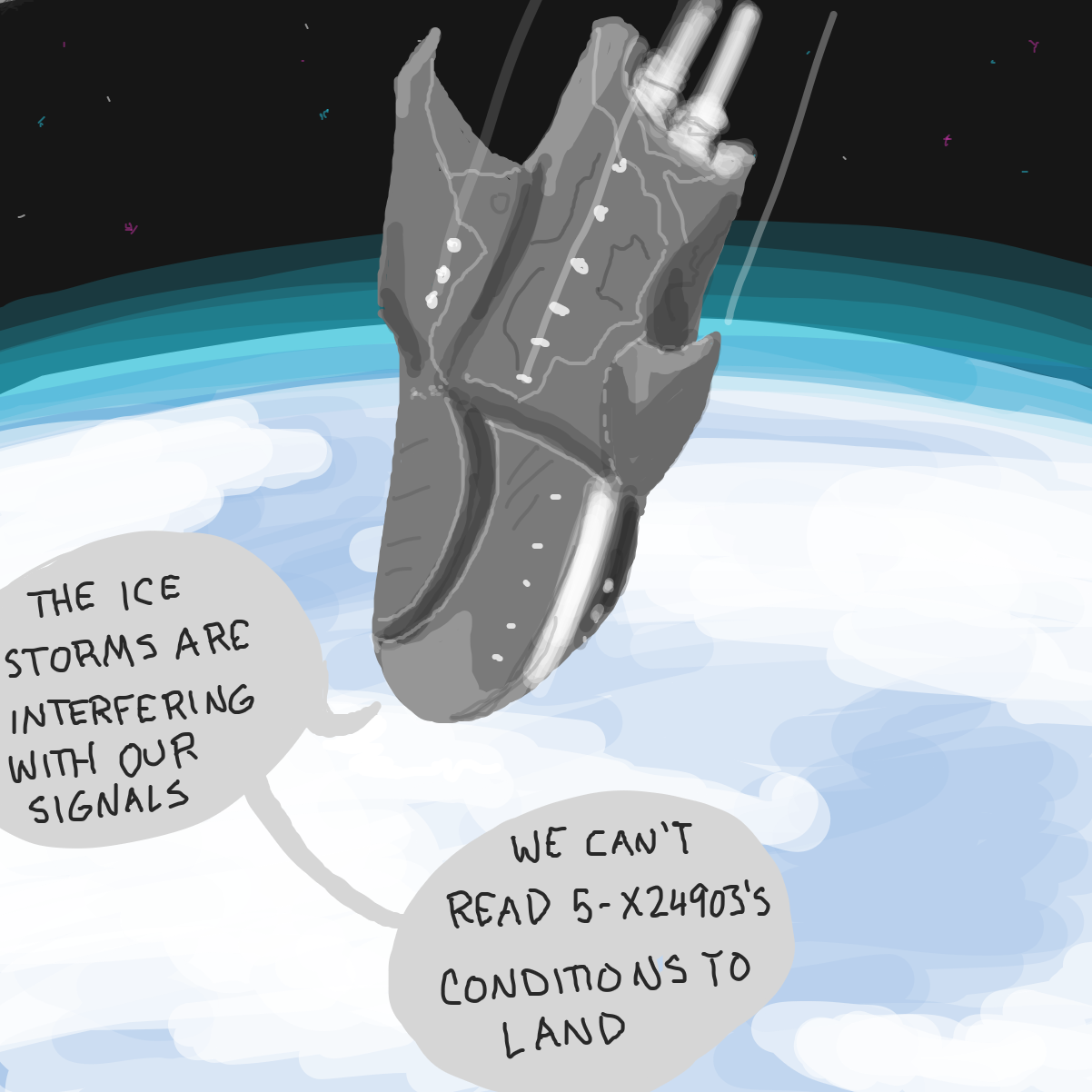 Wonder what’s down there - Online Drawing Game Comic Strip Panel by Buzzinski