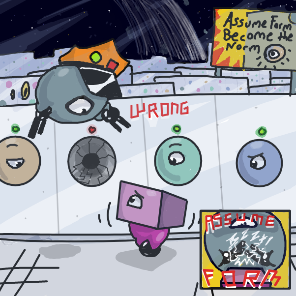 Drawing in ASSUME FORM by xavvypls