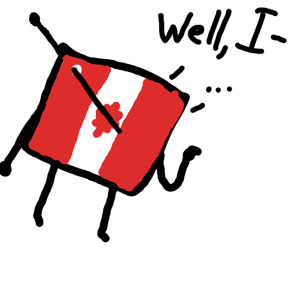 Canada got struck down by a new enemy! - Online Drawing Game Comic Strip Panel by ItzAki