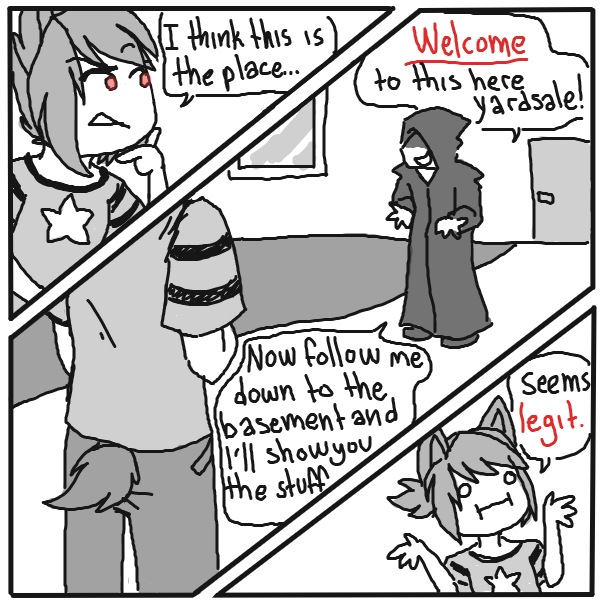  - Online Drawing Game Comic Strip Panel by Nephtys