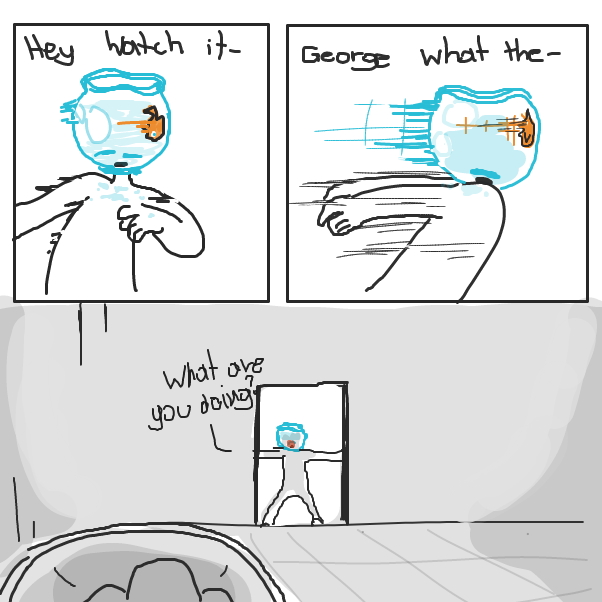 Angles are so weird... - Online Drawing Game Comic Strip Panel by Sluggishfella