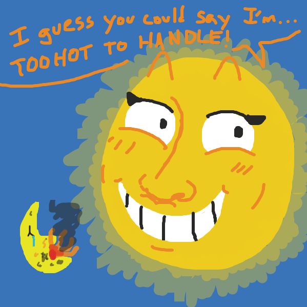 Drawing in Moon and sun by Tristanium1