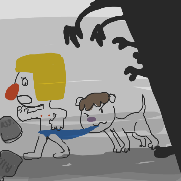 Not so fast! - Online Drawing Game Comic Strip Panel by Derren