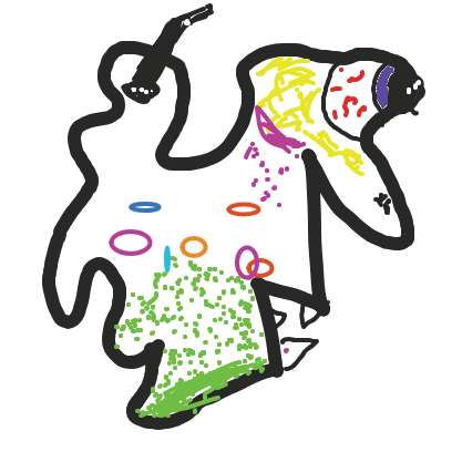  - Online Drawing Game Comic Strip Panel by Skinsink