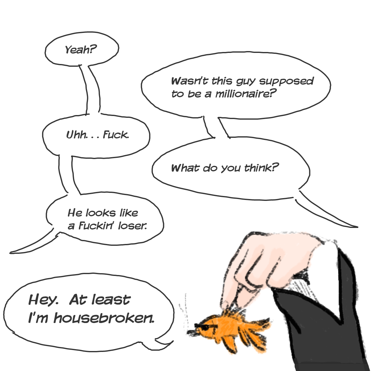  - Online Drawing Game Comic Strip Panel by Potato Man