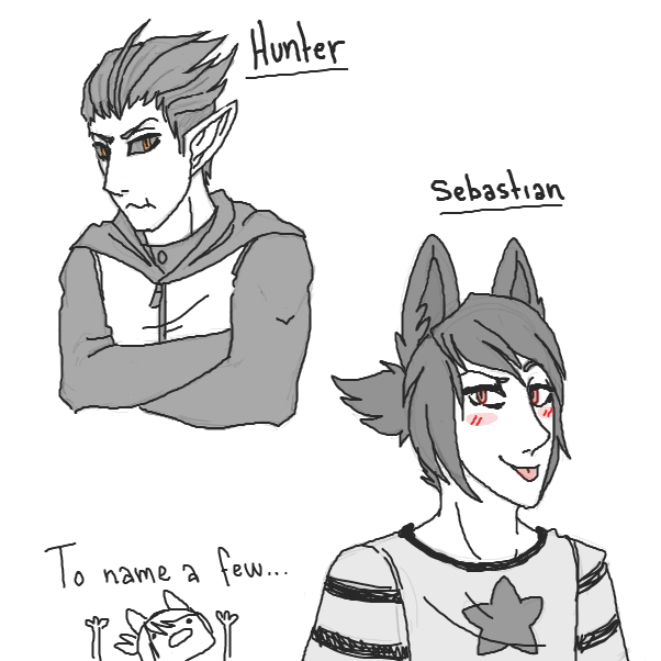  - Online Drawing Game Comic Strip Panel by Nephtys