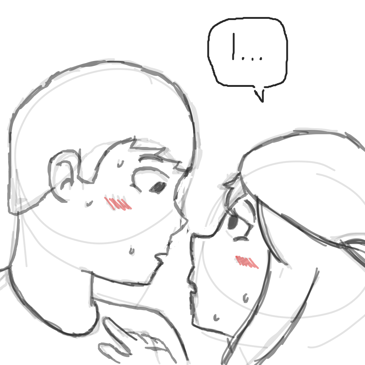 now... kiss? - Online Drawing Game Comic Strip Panel by CherryFlavored