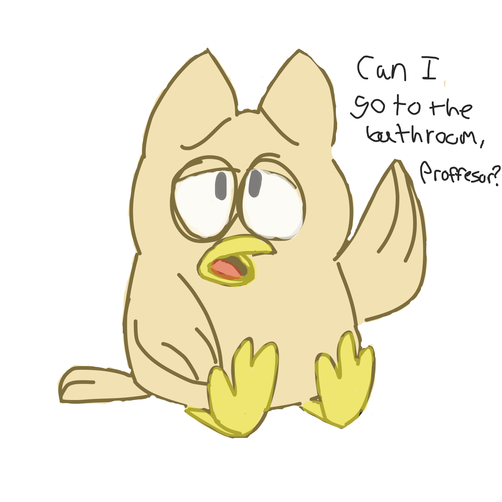  A student owl learning about how a paneljam gets derailed - Online Drawing Game Comic Strip Panel by SaraBLQ