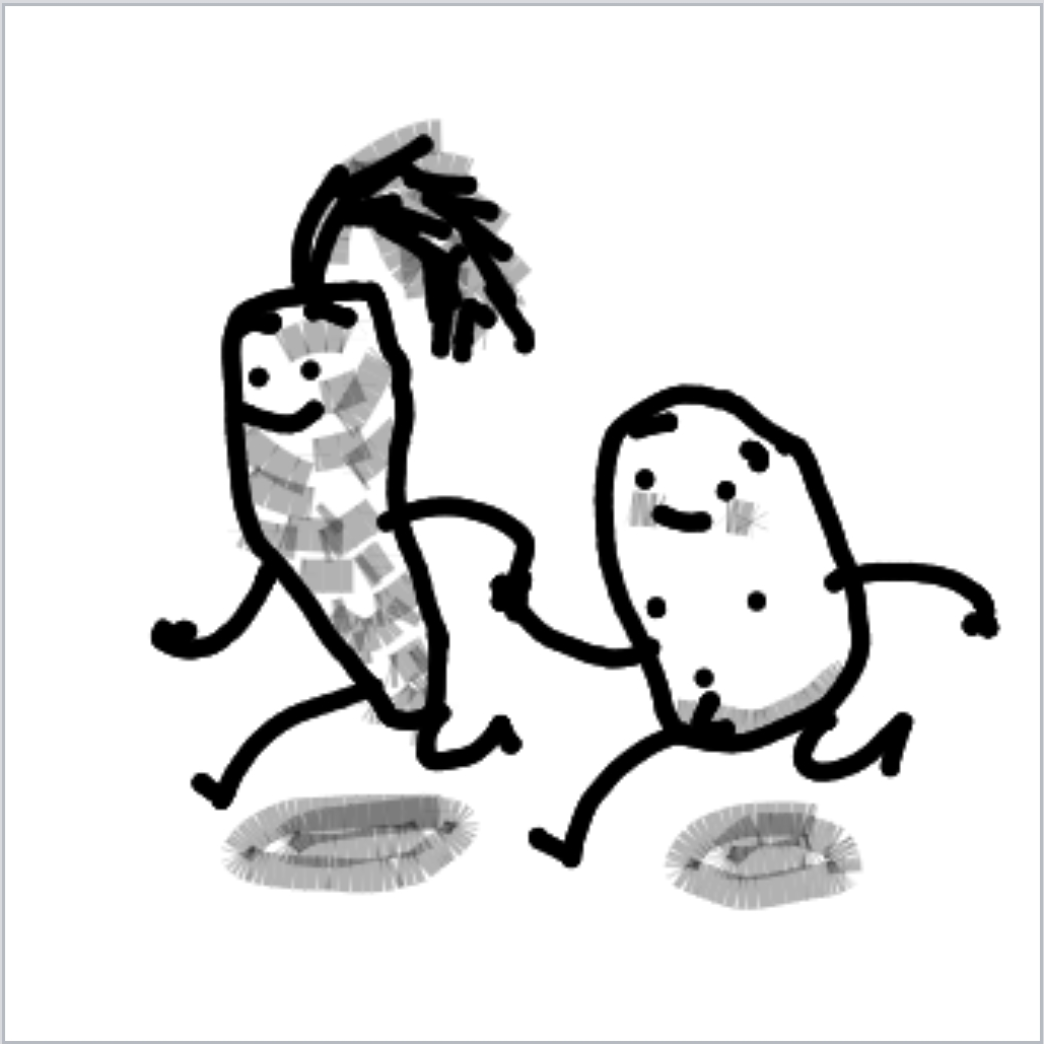 Drawing in Soup Time by Potato Man