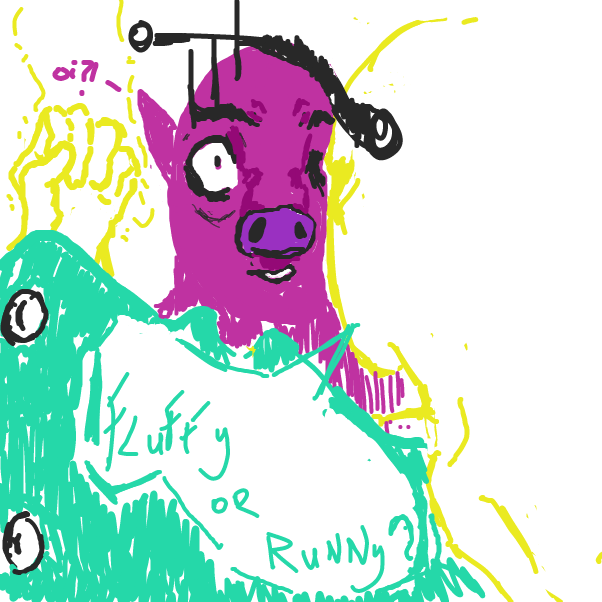 Drawing in Breakfast time for Henry Hippo and Betsy Butterfly by orylo