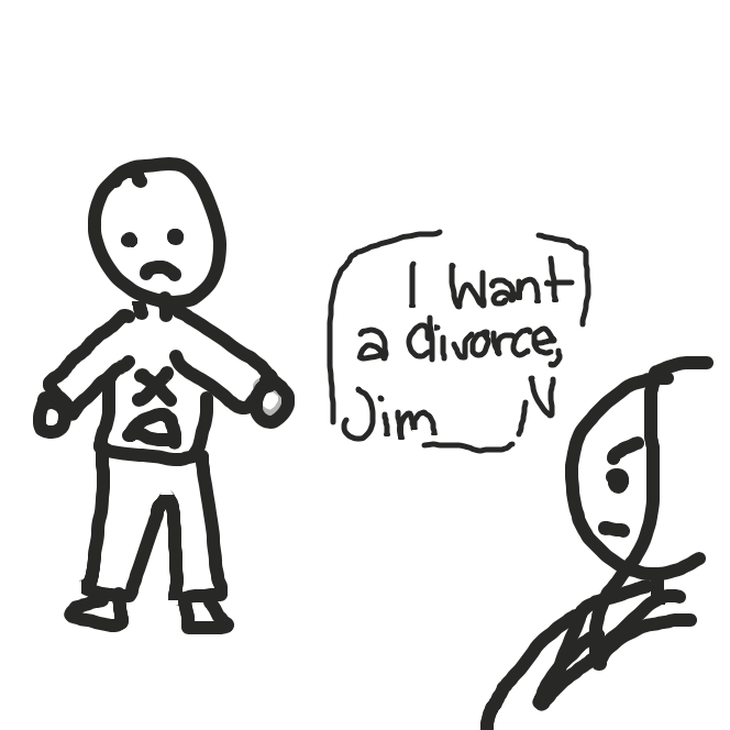 He may be funny, but he isn’t happy - Online Drawing Game Comic Strip Panel by Saltedice
