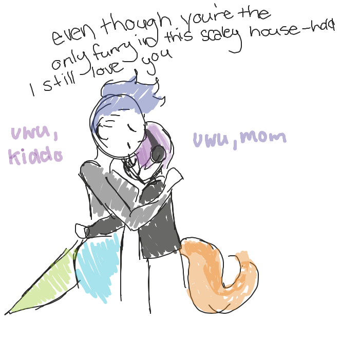 Drawing in rawr xd by Saltedice