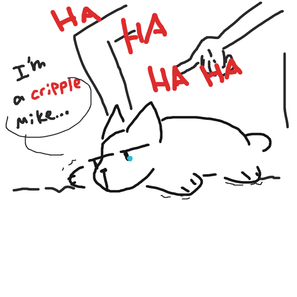 Drawing in Falling by BunniHyena