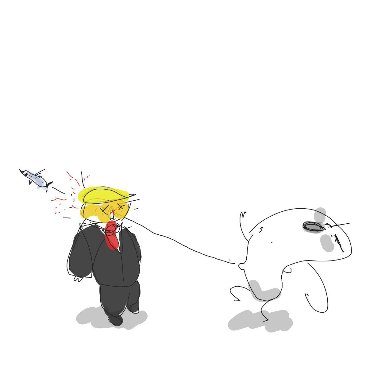  - Online Drawing Game Comic Strip Panel by Potato Man