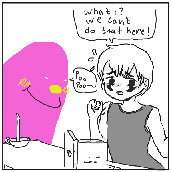  - Online Drawing Game Comic Strip Panel by [REDACTED]