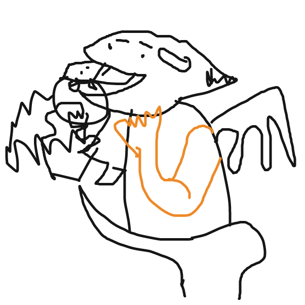 Drawing in Dragon x Car by tecnodigitales