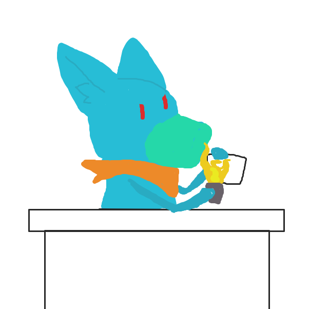 Don't ask that! - Online Drawing Game Comic Strip Panel by Derren