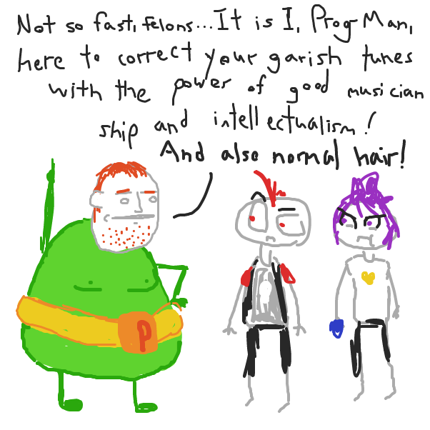 Prog anyone...? - Online Drawing Game Comic Strip Panel by MongolianWarlord