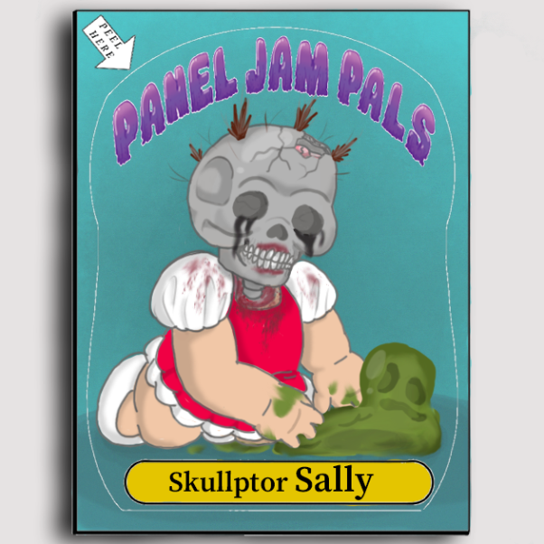 Drawing in Panel Jam Trading Cards by xavvypls