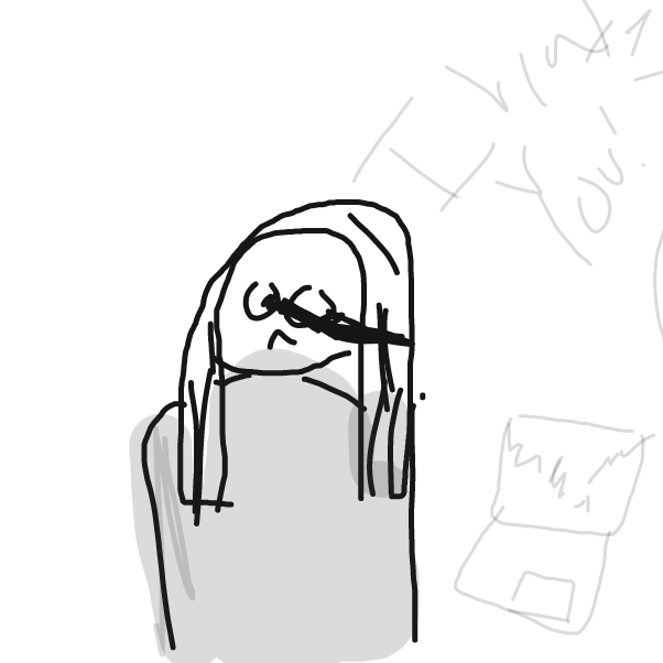 Drawing in me and my laptop by 2020