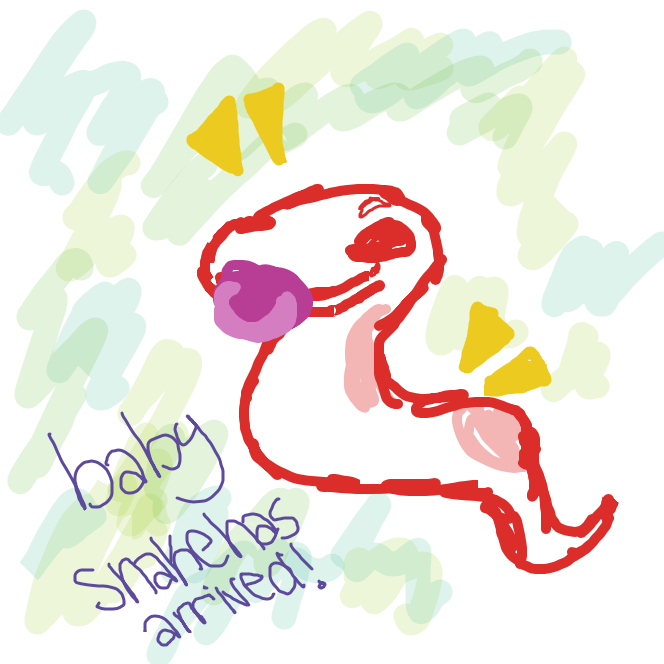 Drawing in snakes by Saltedice