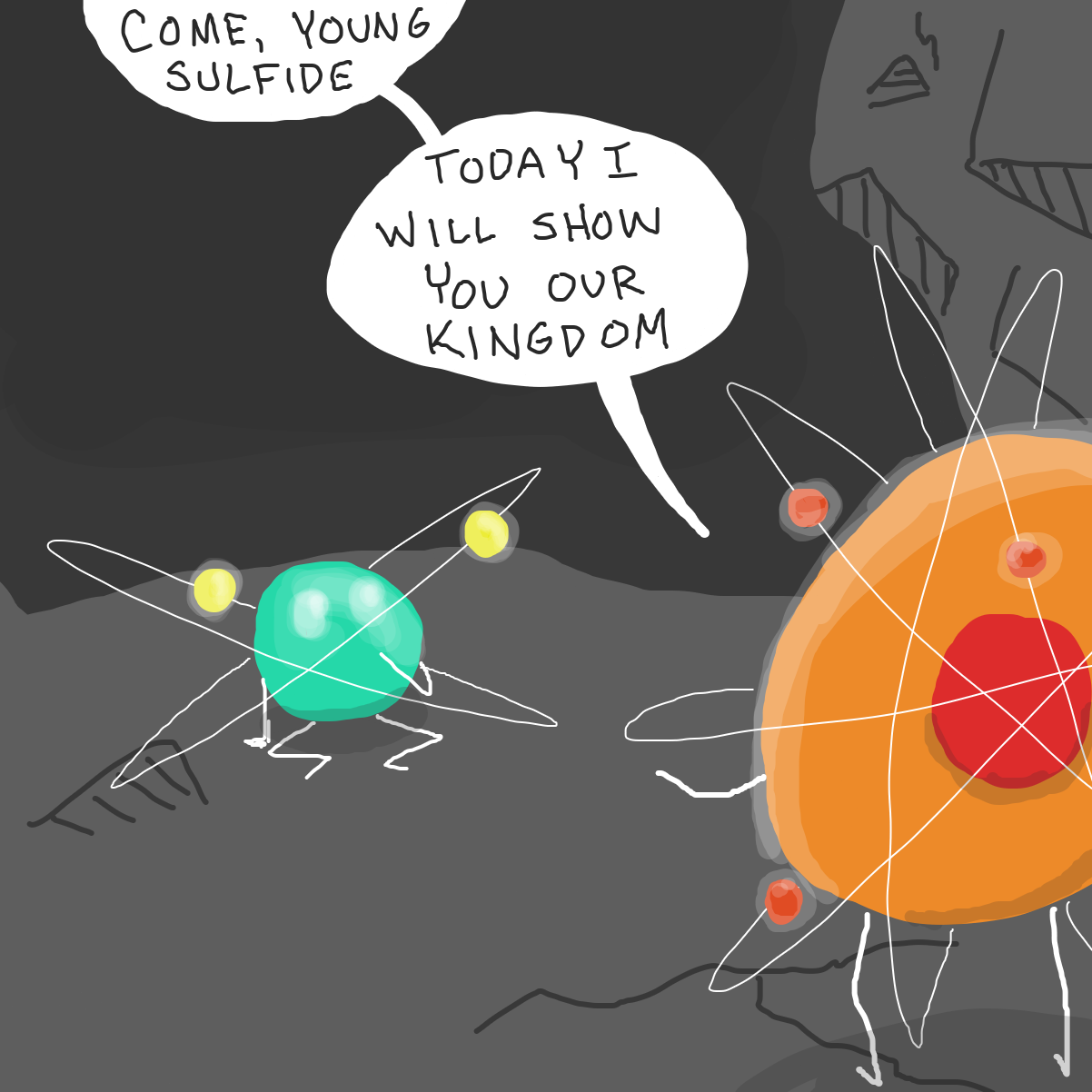 Drawing in The ion king by Buzzinski