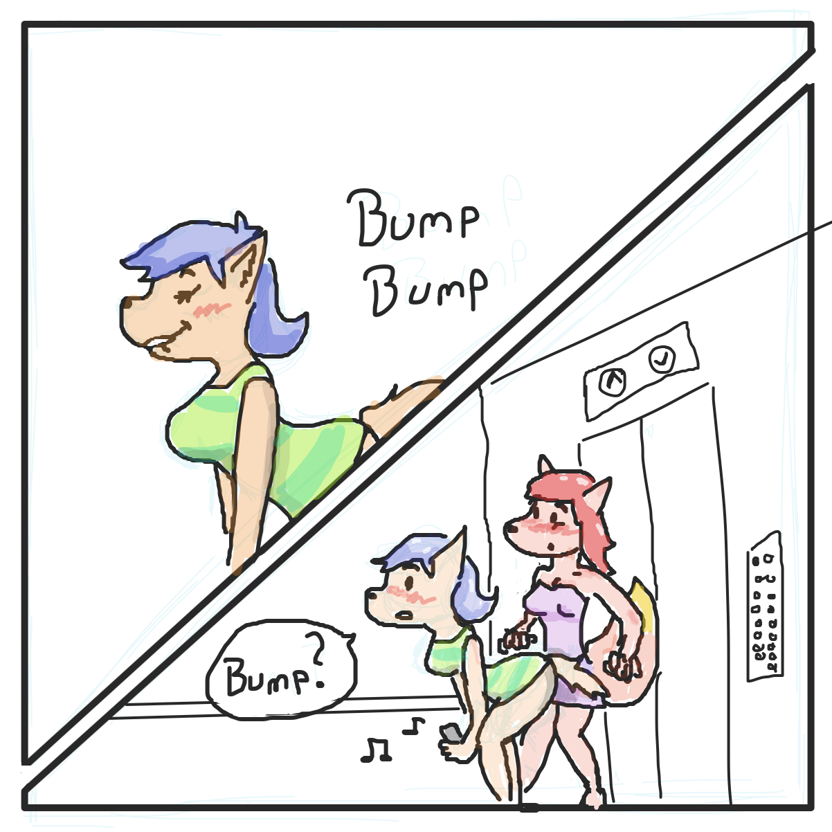  - Online Drawing Game Comic Strip Panel by CherryFlavored