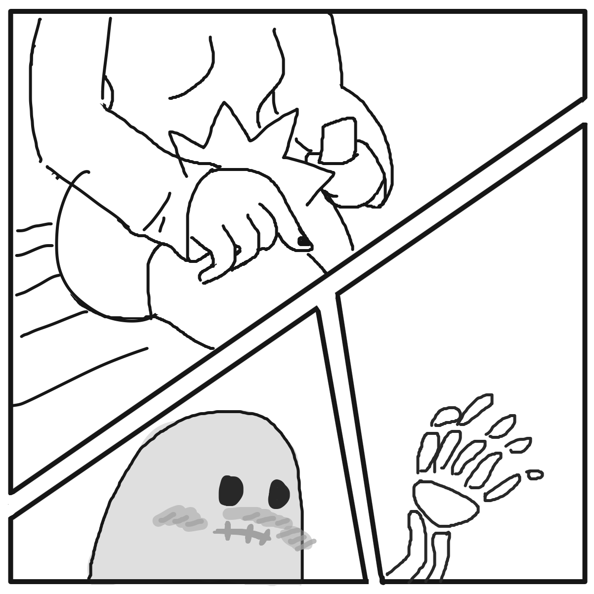  - Online Drawing Game Comic Strip Panel by CherryFlavored