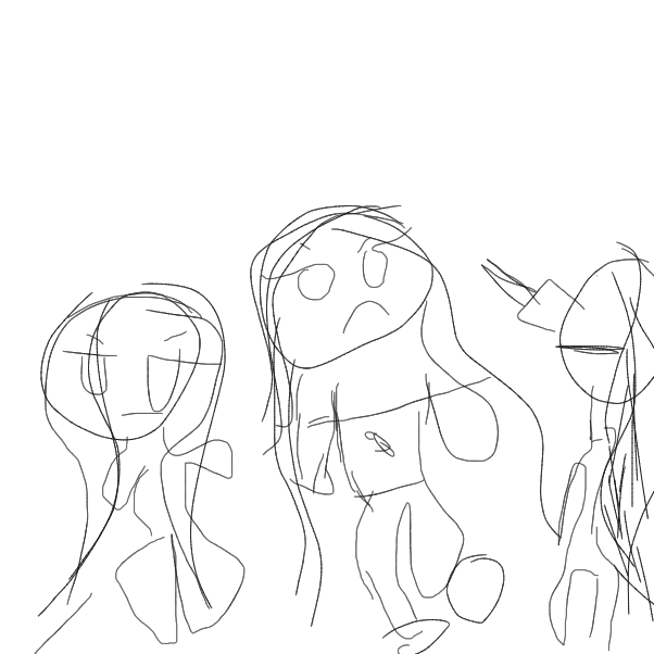 Drawing in :p you by Funneh