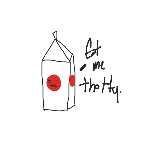 eat your milk and brush your teeth before crossing the street
 - Online Drawing Game Comic Strip Panel by Sirius Solemn