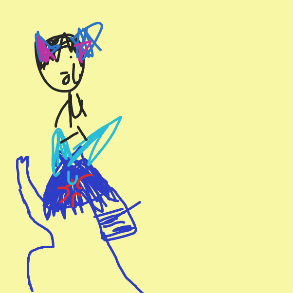 Drawing in trying to find jake by Funneh