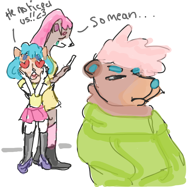 Drawing in bear made of cottoncandy problems  by Mojomos