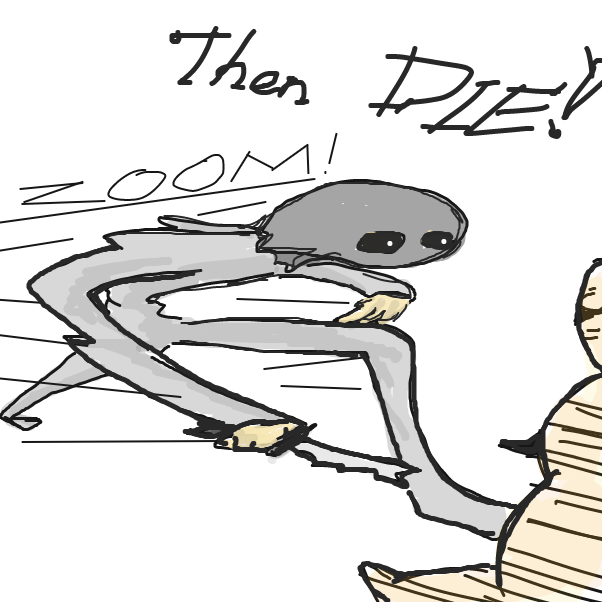 Drawing in I Only Got Seven Holes by Robro