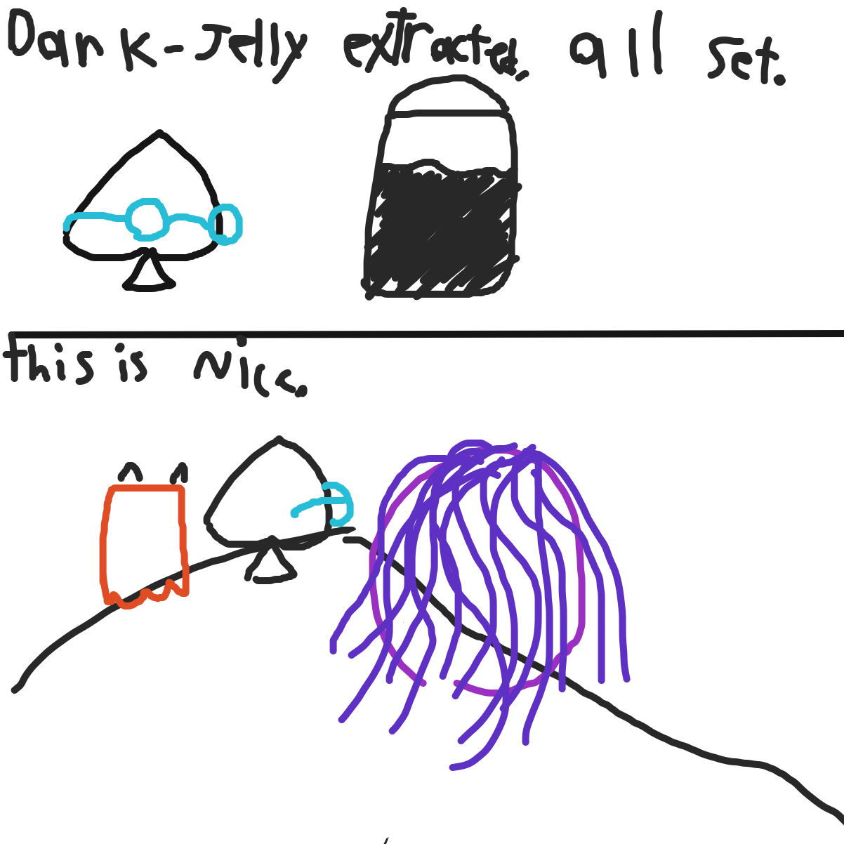 Drawing in Continuation by KingOfSpades2