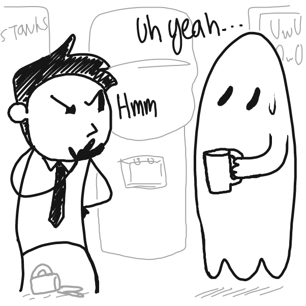 Drawing in Impostor by FrankenJammer