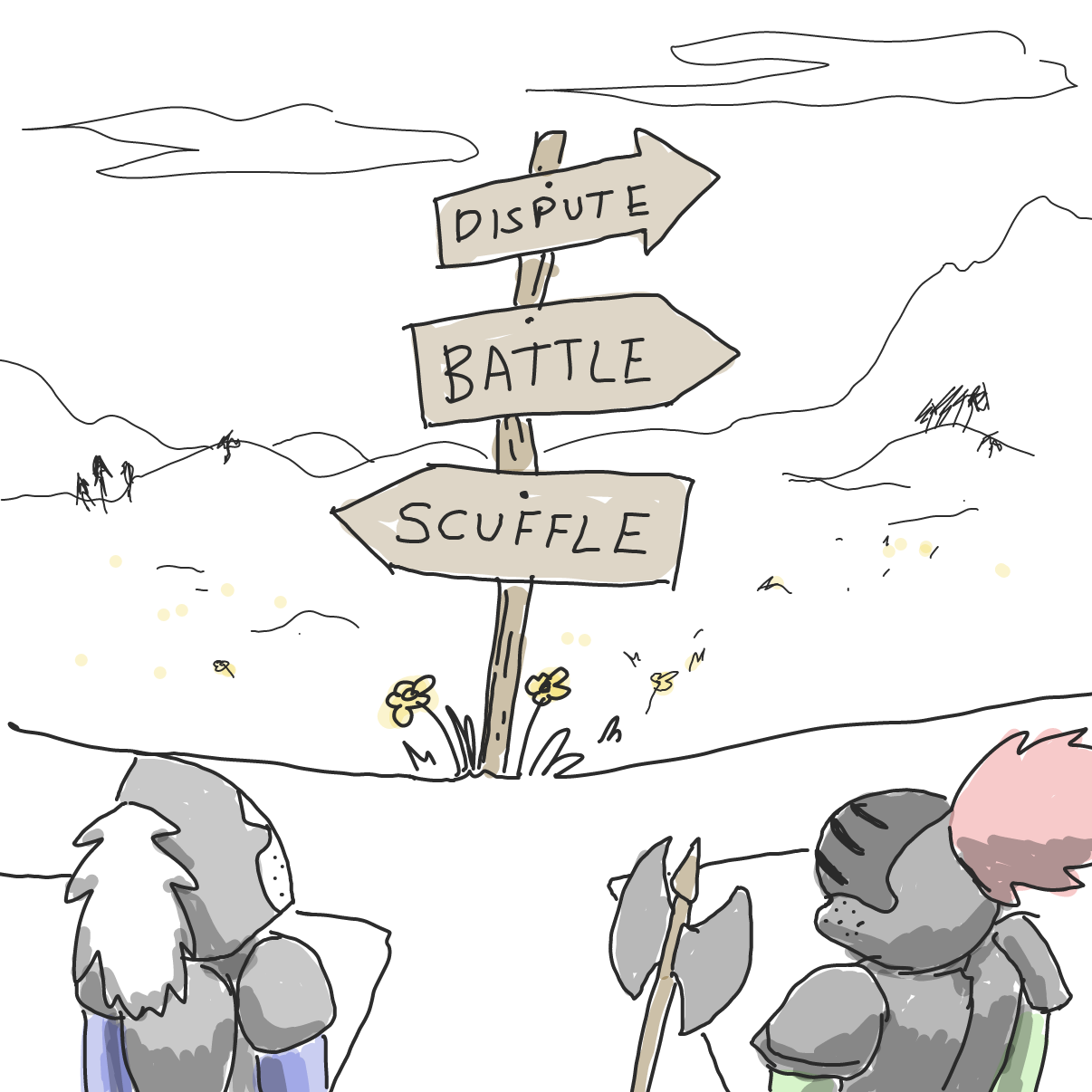  - Online Drawing Game Comic Strip Panel by Potato Man