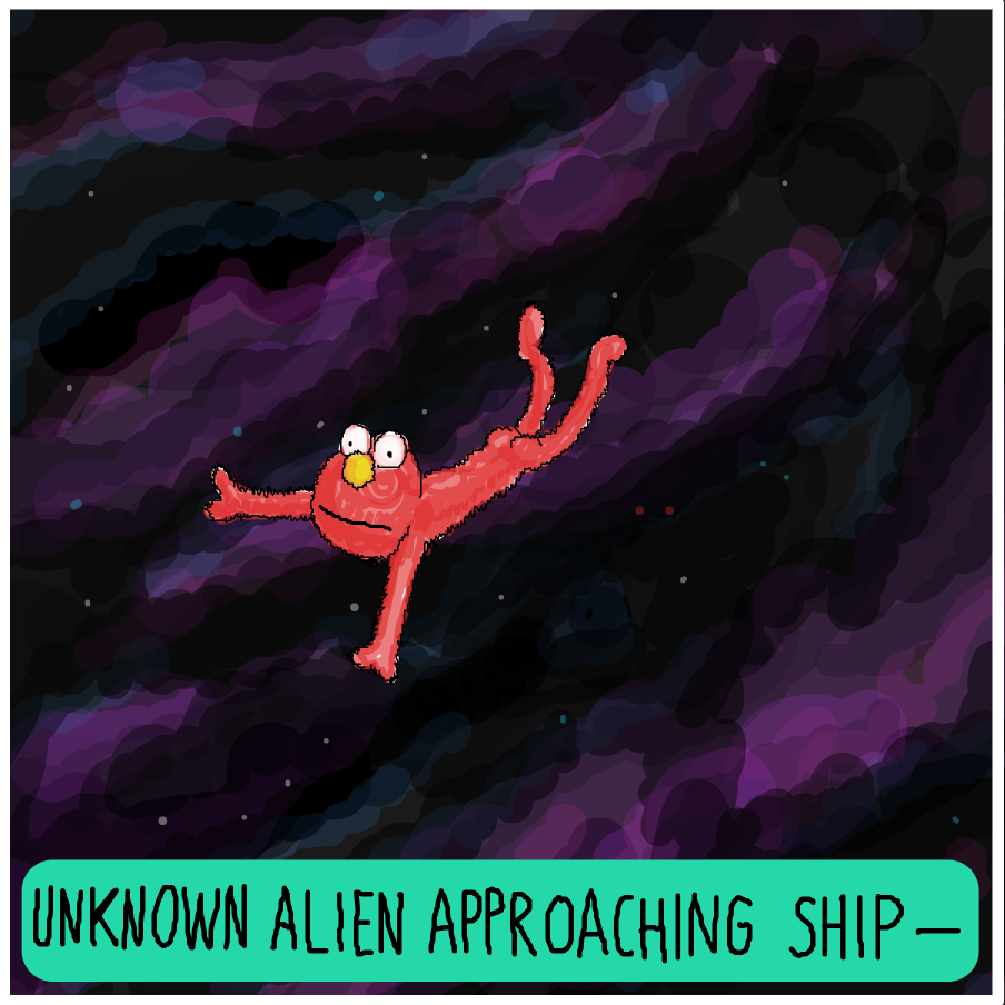 Drawing in Space Pirates in Space by chin