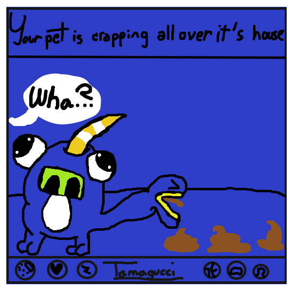 Drawing in Virtual Pet 2 by TheYellowMan