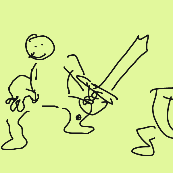 lol. the background color was added after I opened my eyes - Online Drawing Game Comic Strip Panel by nooz