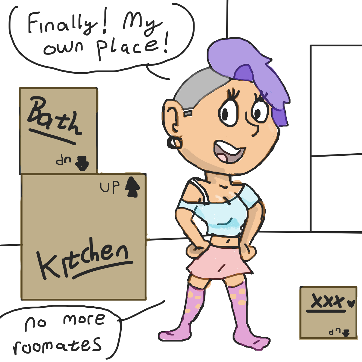  - Online Drawing Game Comic Strip Panel by CherryFlavored