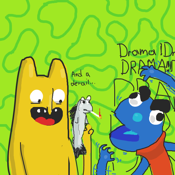  - Online Drawing Game Comic Strip Panel by Sluggishfella