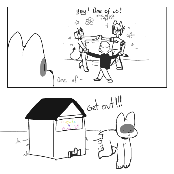  - Online Drawing Game Comic Strip Panel by Sluggishfella