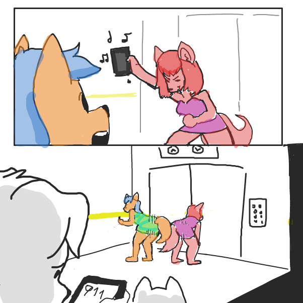  - Online Drawing Game Comic Strip Panel by Sluggishfella