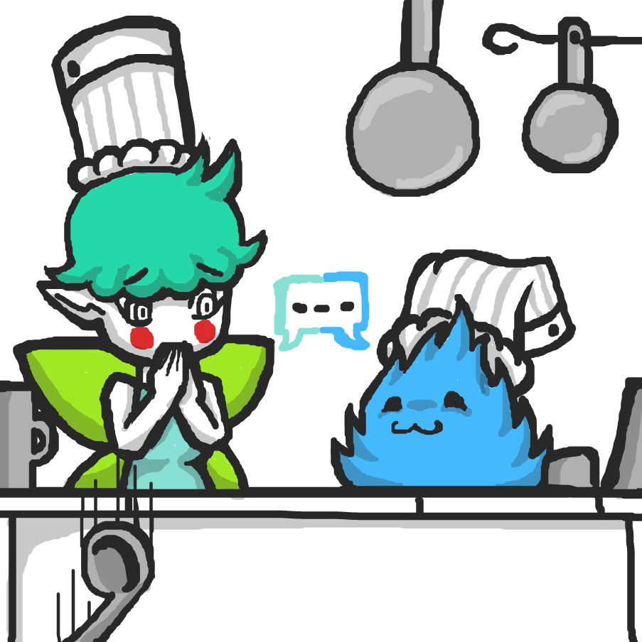 Drawing in Cooking With Farie and Lumi by SeanTrunks