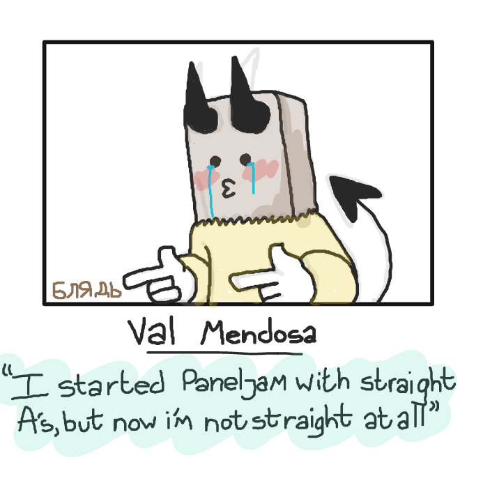 Drawing in The Paneljam Yearbook by wrecktangle